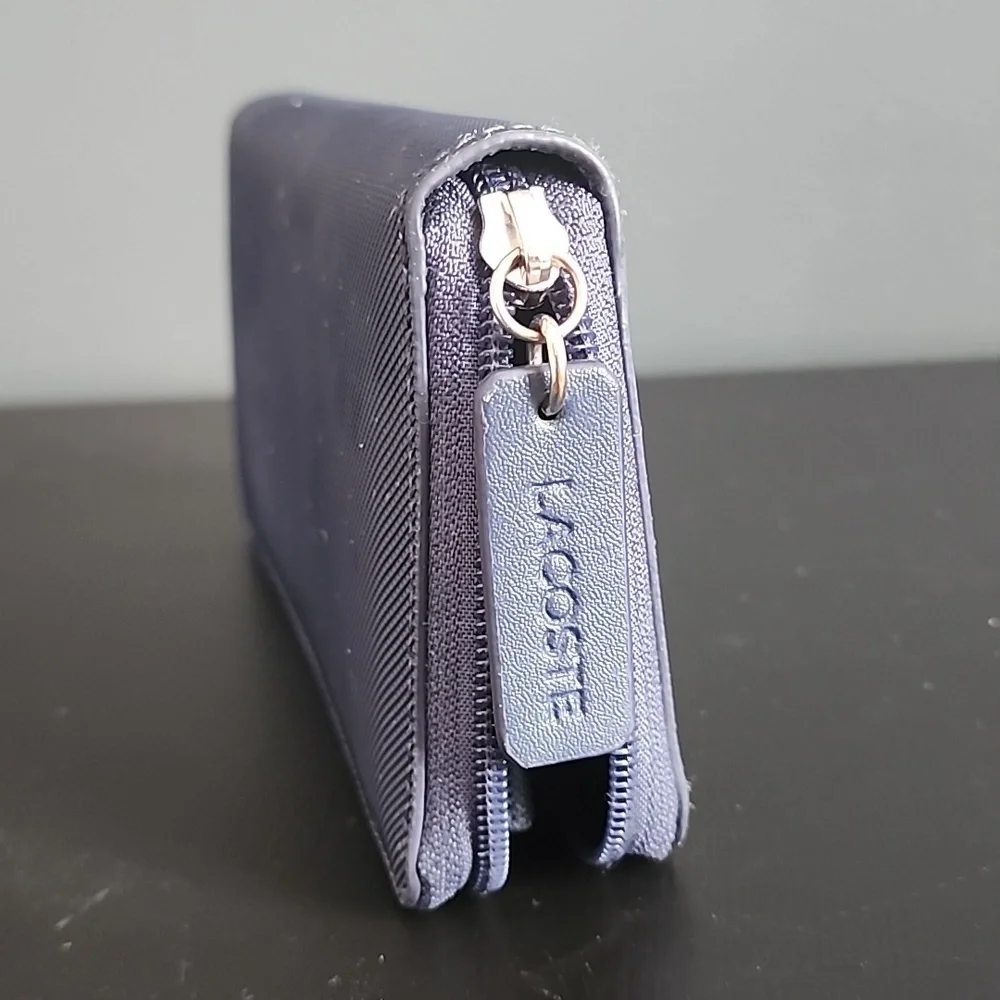 Lacoste Women's L.12 Concept Petit Pique 12 Card Zip Wallet - Picture 4 of 4